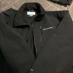Black Columbia Fleece-lined Omni Wind XXL Jacket